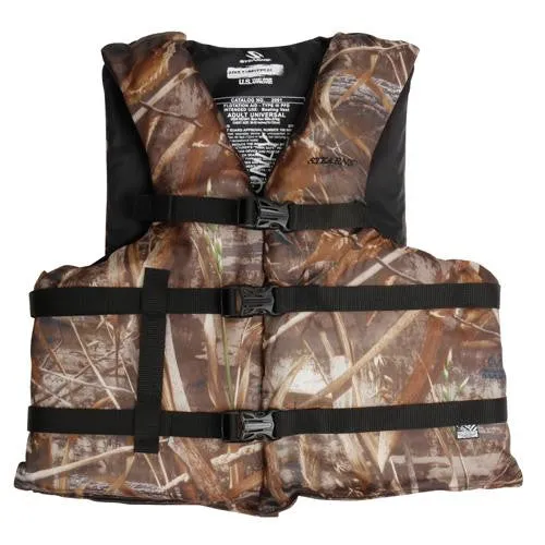 Adult Boating Max-5 Camo, Universal Vest