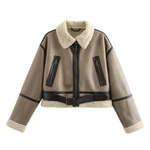 Aria Aviator Shearling Jacket