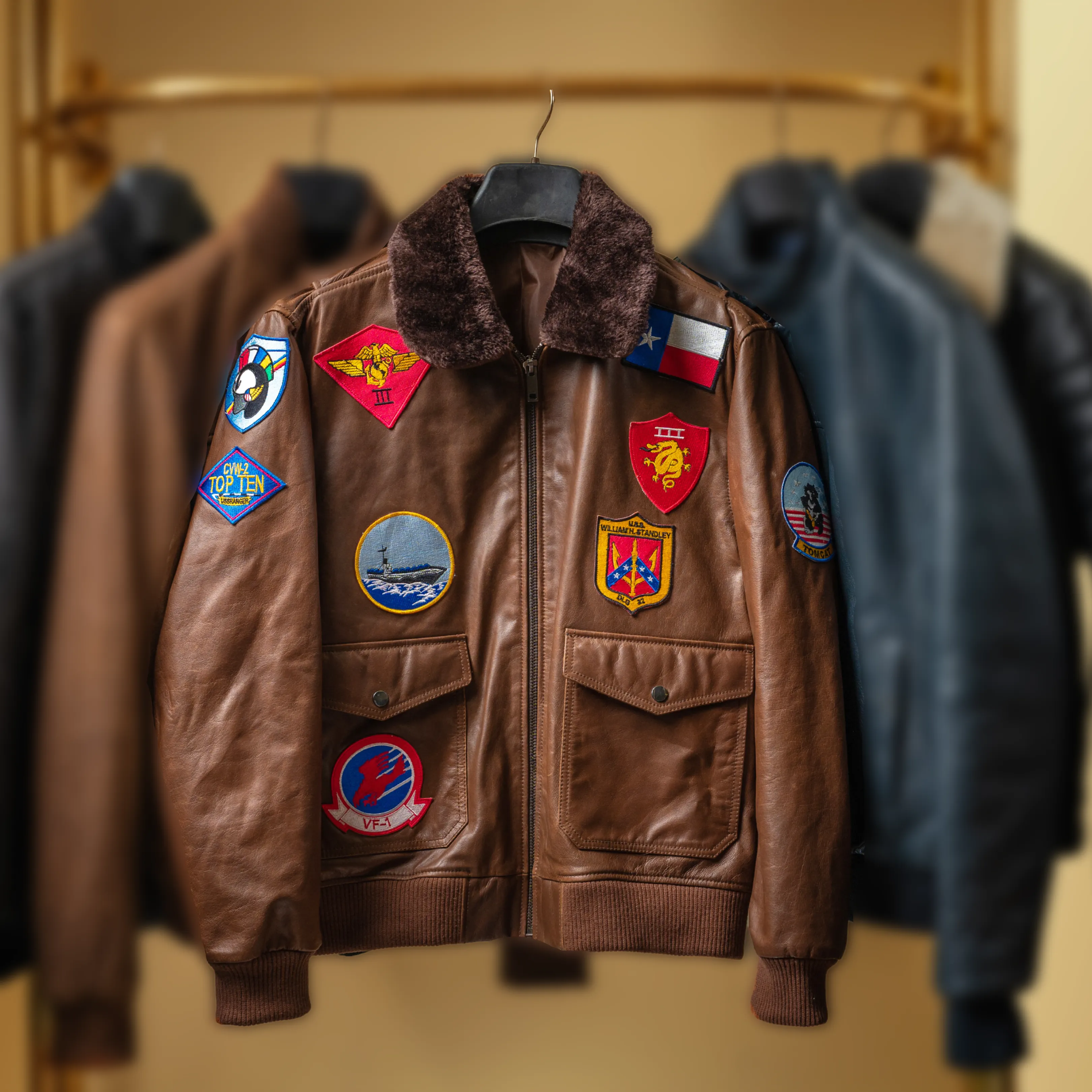 Aviator leather Jacket - Special Version | Kaptan