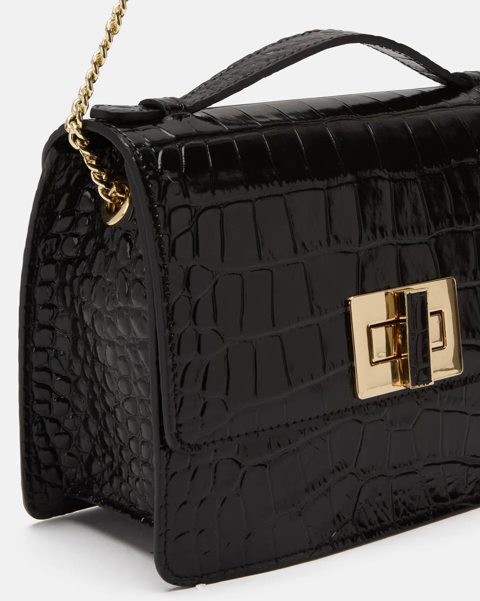 Bella Croco Crossbody/Clutch