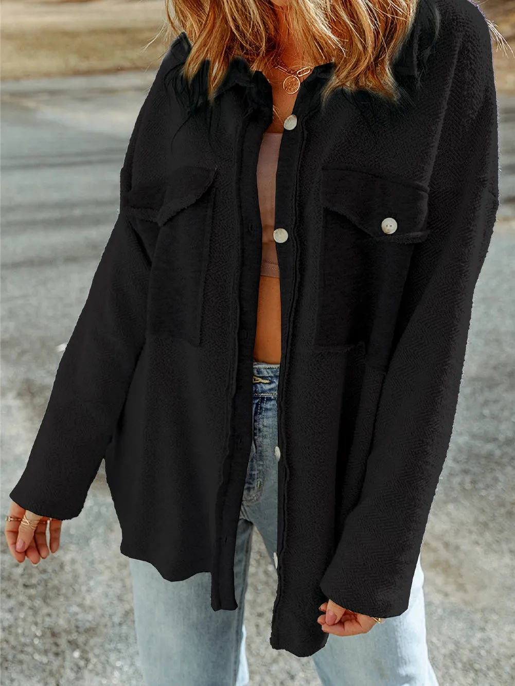 Casual Long Sleeve Cardigan Jacket