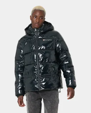 Champion High Shine Puffer Jacket Black