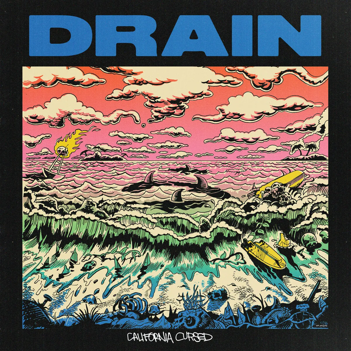 DRAIN "California Cursed" CD