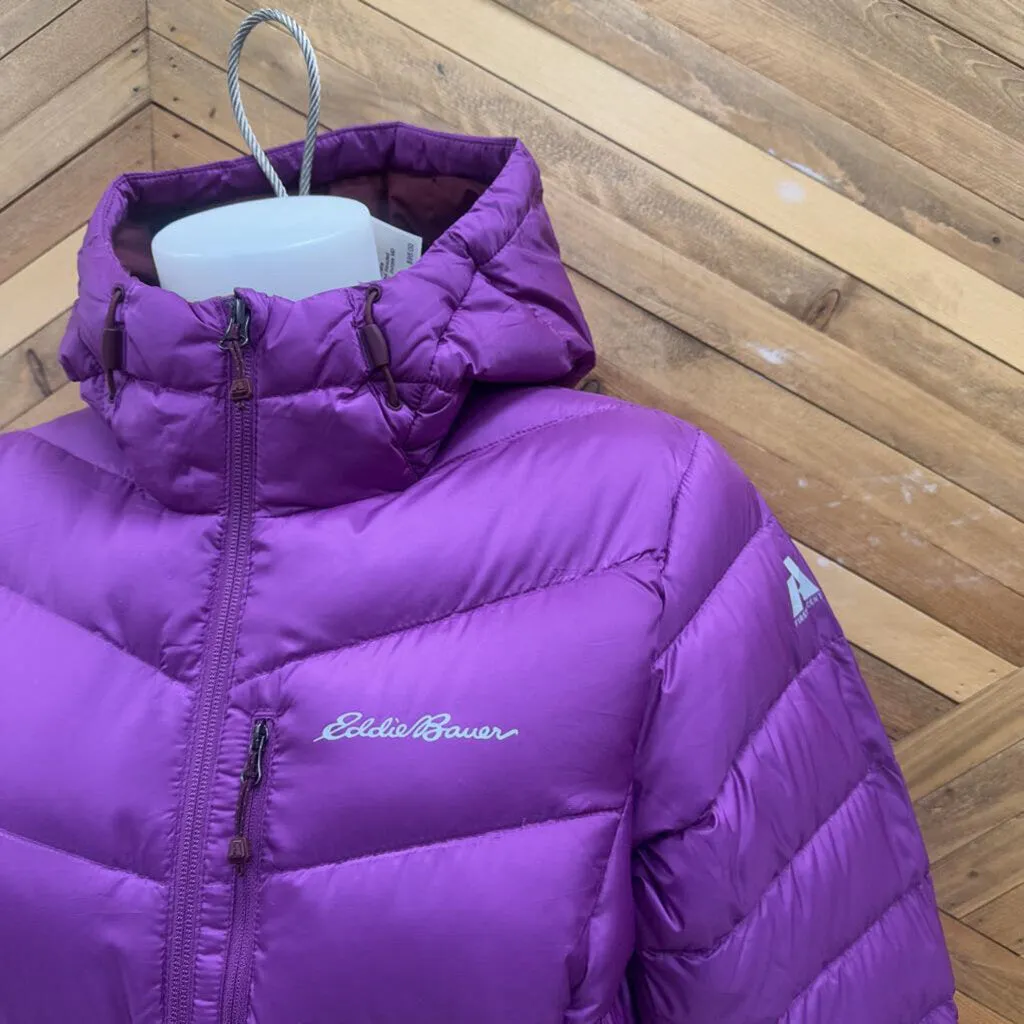 Eddie Bauer- Downlite Women's Insulated Hooded Jacket- MSRP $29 : purple-women-MD