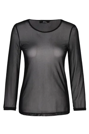 EverSassy by Dolcezza, 12760  Mesh Long Sleeve Top