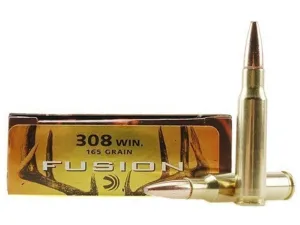 Federal Fusion Ammunition 308 Winchester 165 Grain Spitzer Boat Tail (20pk)