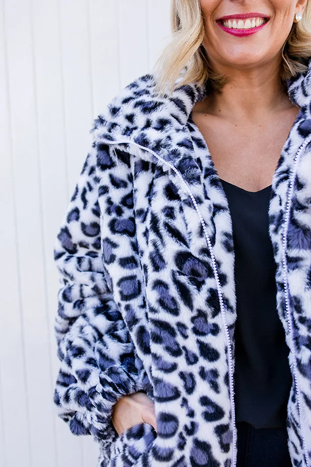 Fur Baby Snow Leopard Jacket