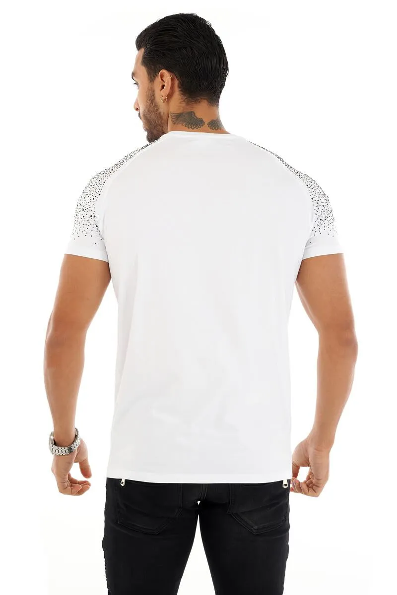 George V Paris T-Shirt with Bold Black Logo