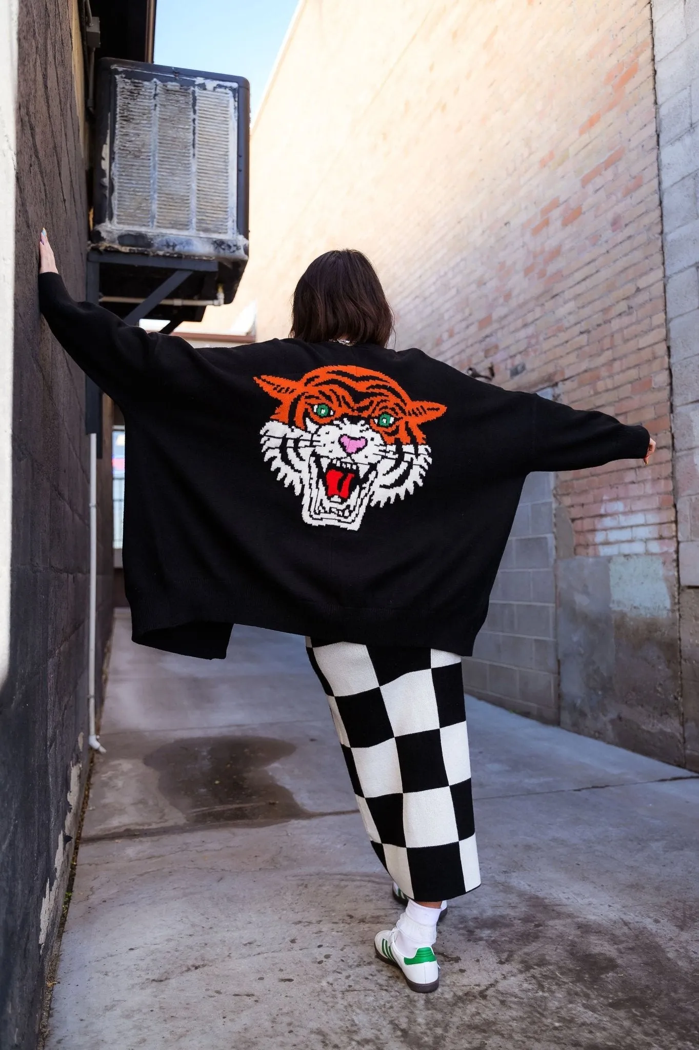 Hear Me Roar Oversized Tiger Cardigan