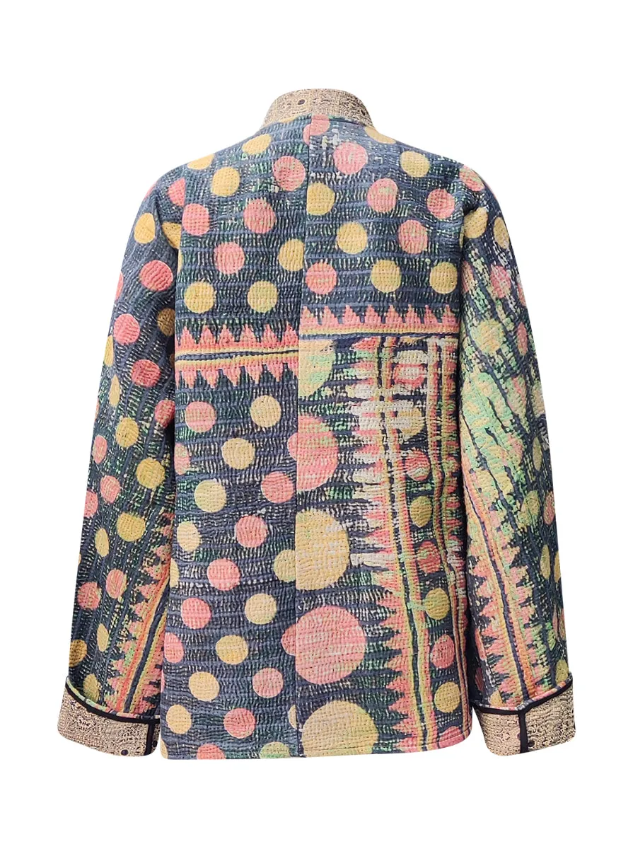 kantha vintage short jacket damayanti