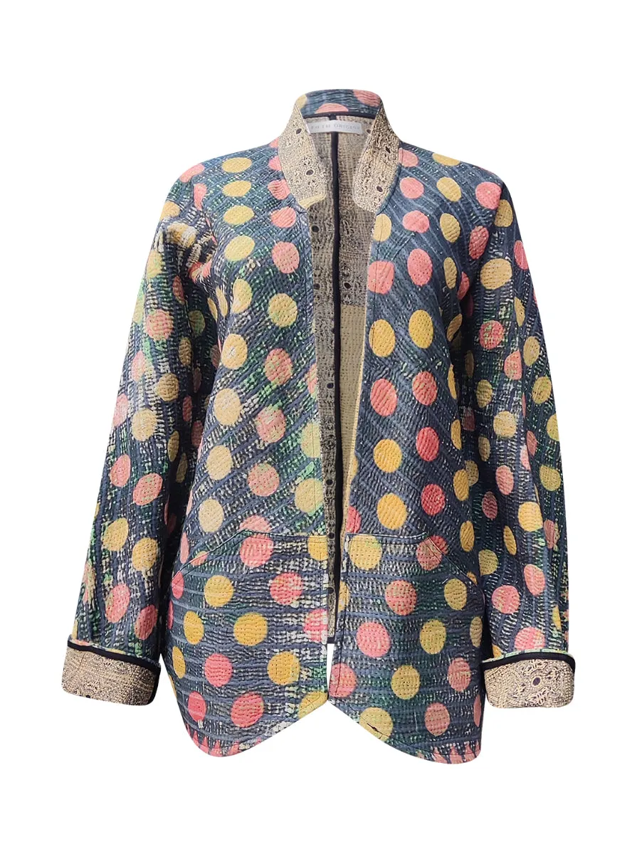 kantha vintage short jacket damayanti