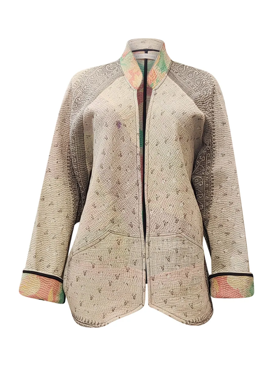 kantha vintage short jacket nancy