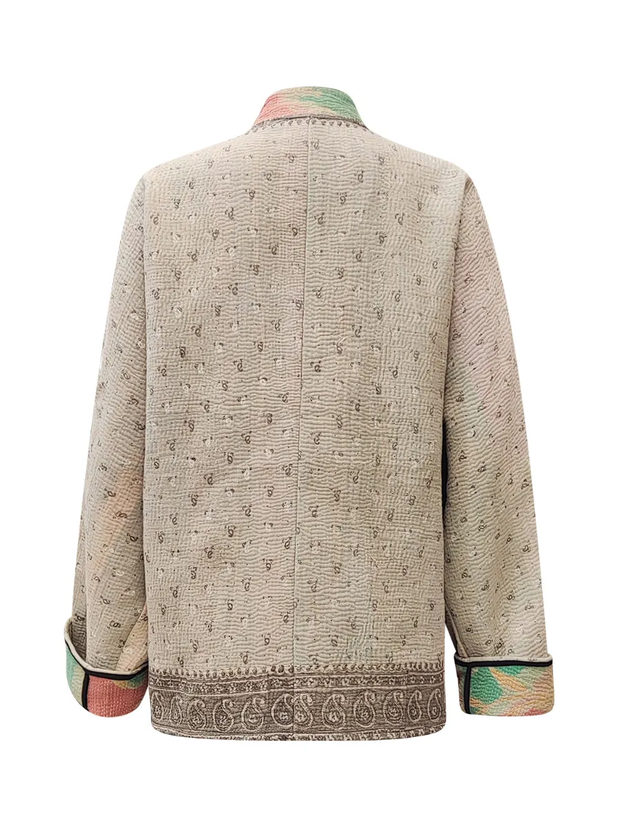 kantha vintage short jacket nancy