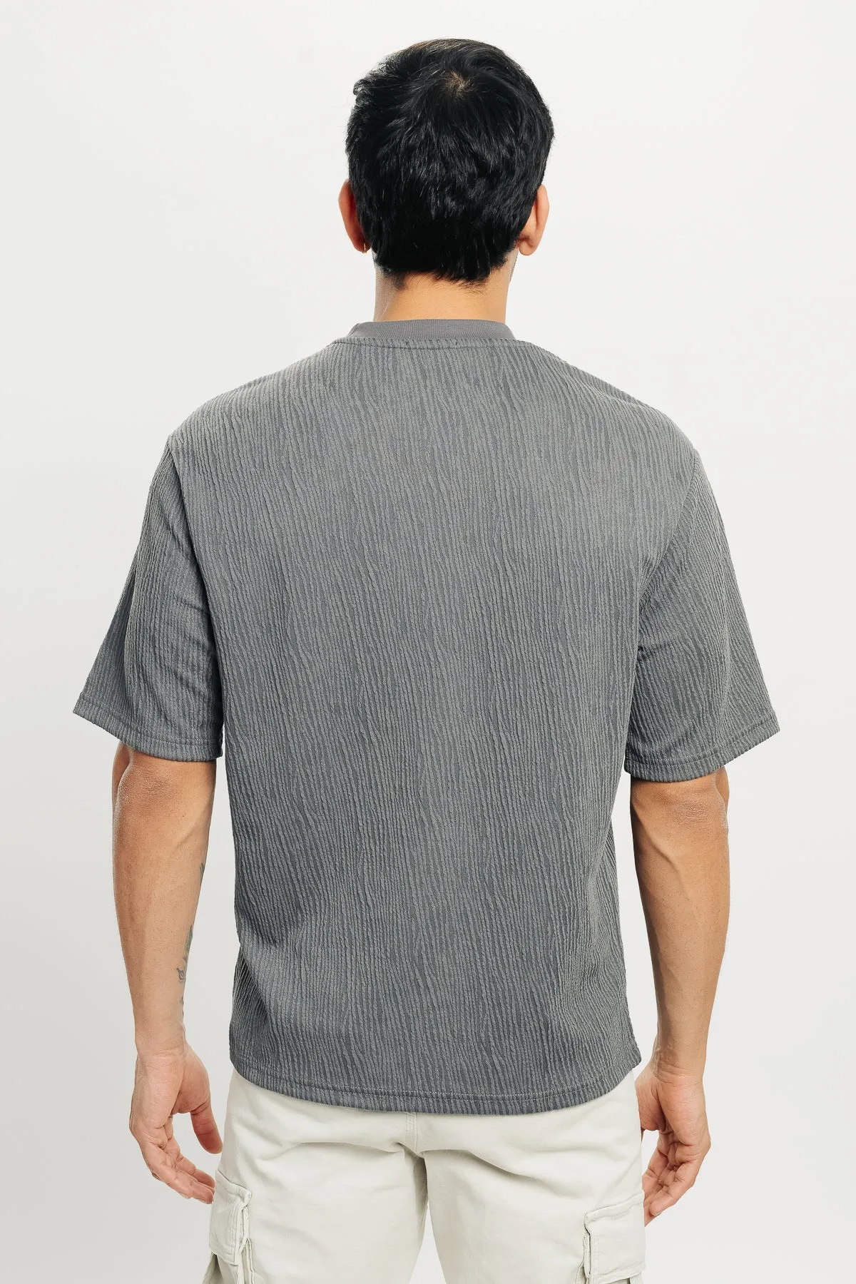 Men's Grey Skies Crew Neck T-Shirt