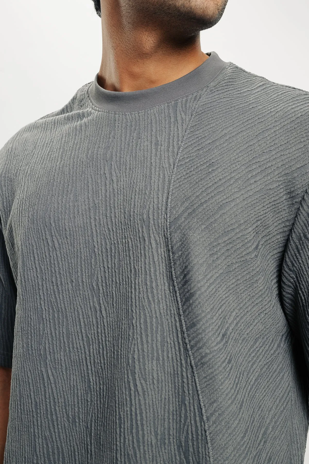 Men's Grey Skies Crew Neck T-Shirt