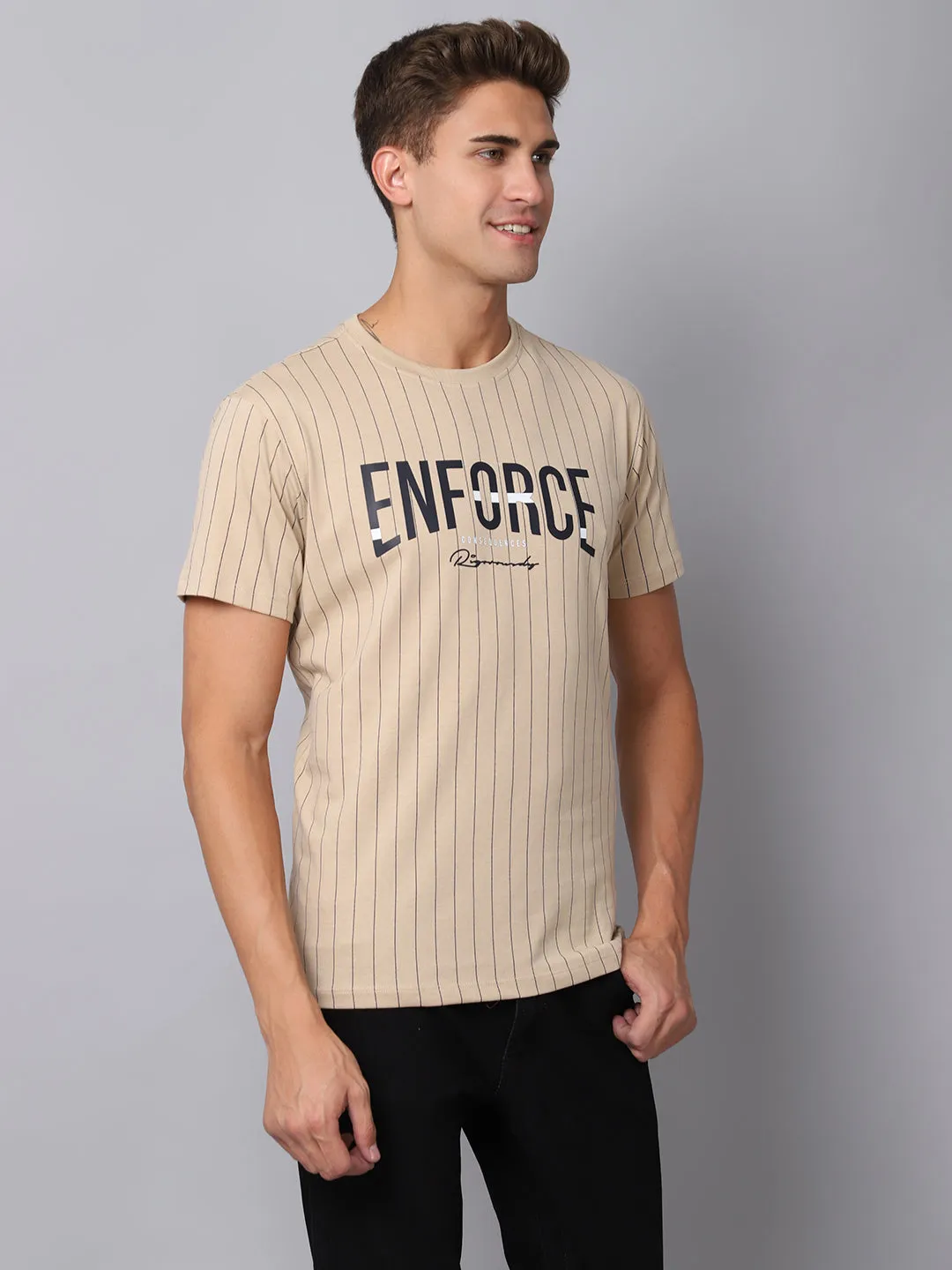 Men's Light Brown T-Shirt