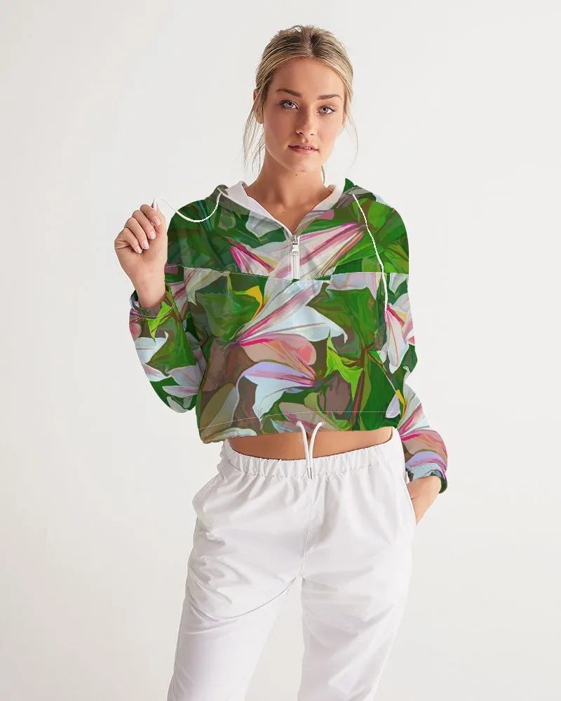 Miami Vibe Fashion Cropped Windbreaker