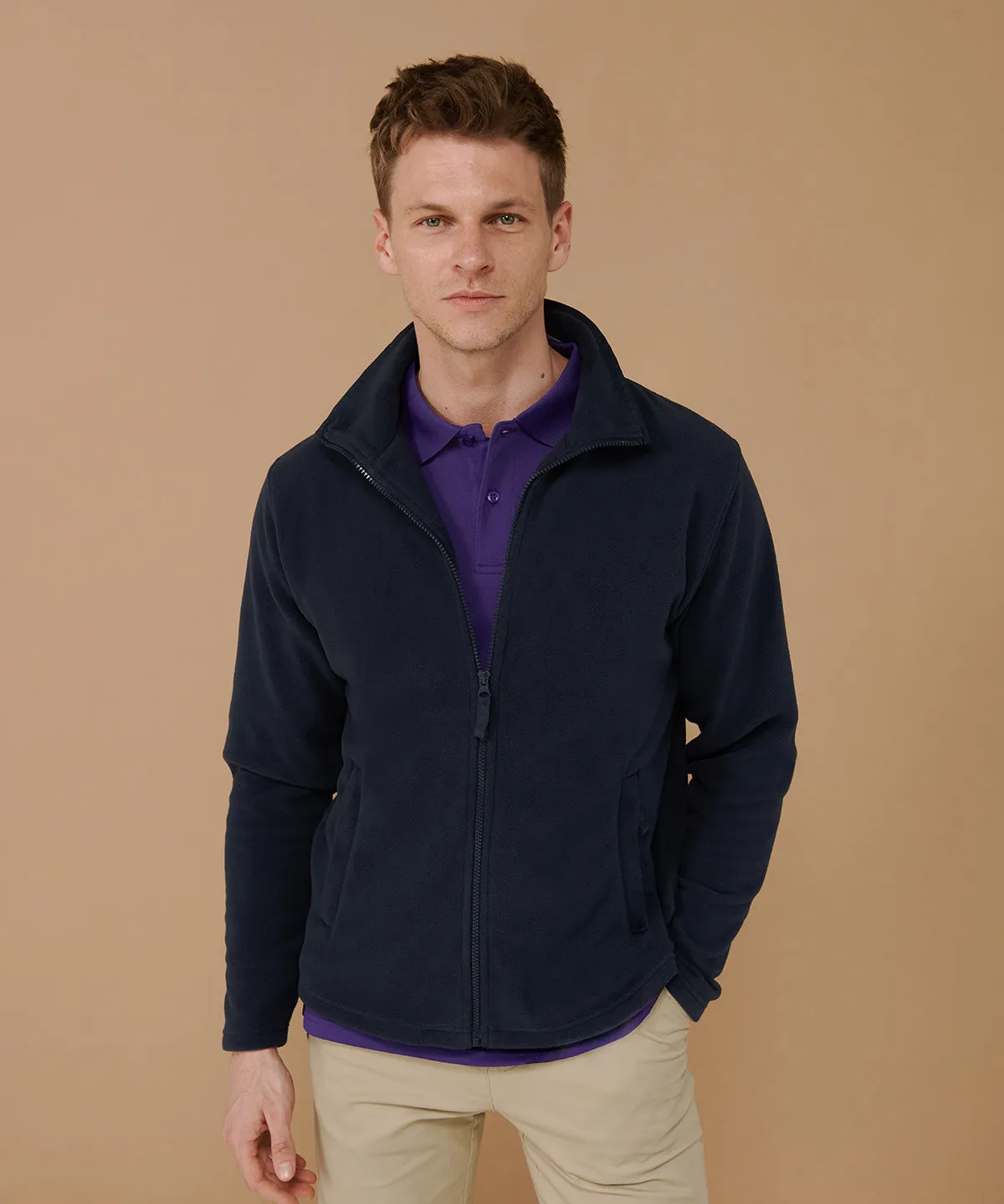 Microfleece jacket | Oxford Navy