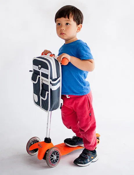 Mini kids Backpack scooter bag Black