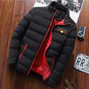 Plush Luxe Winter Motorcycle Windbreaker Jacket for Men