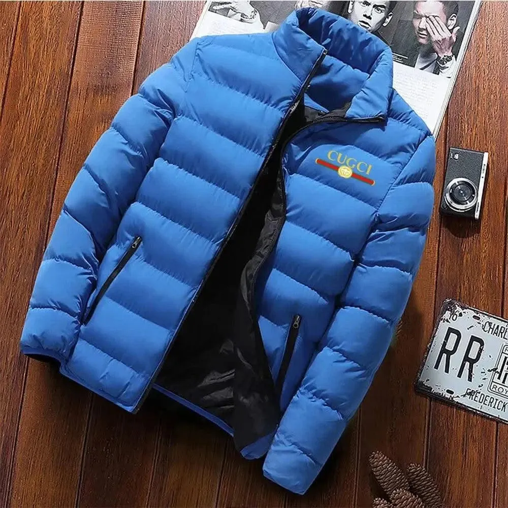 Plush Luxe Winter Motorcycle Windbreaker Jacket for Men