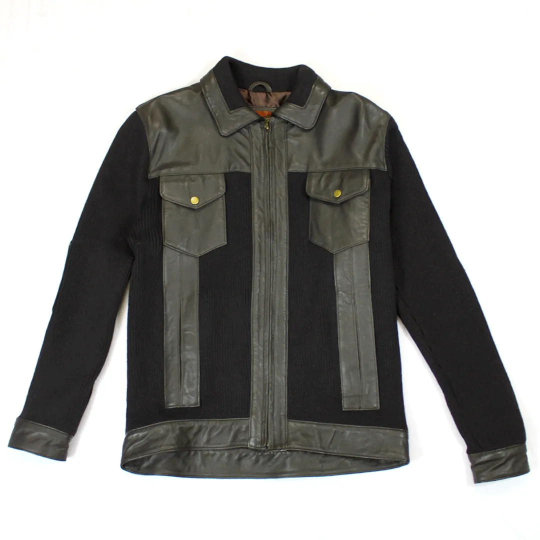 POINT LEATHER Choc Brown TORRAS Jacket