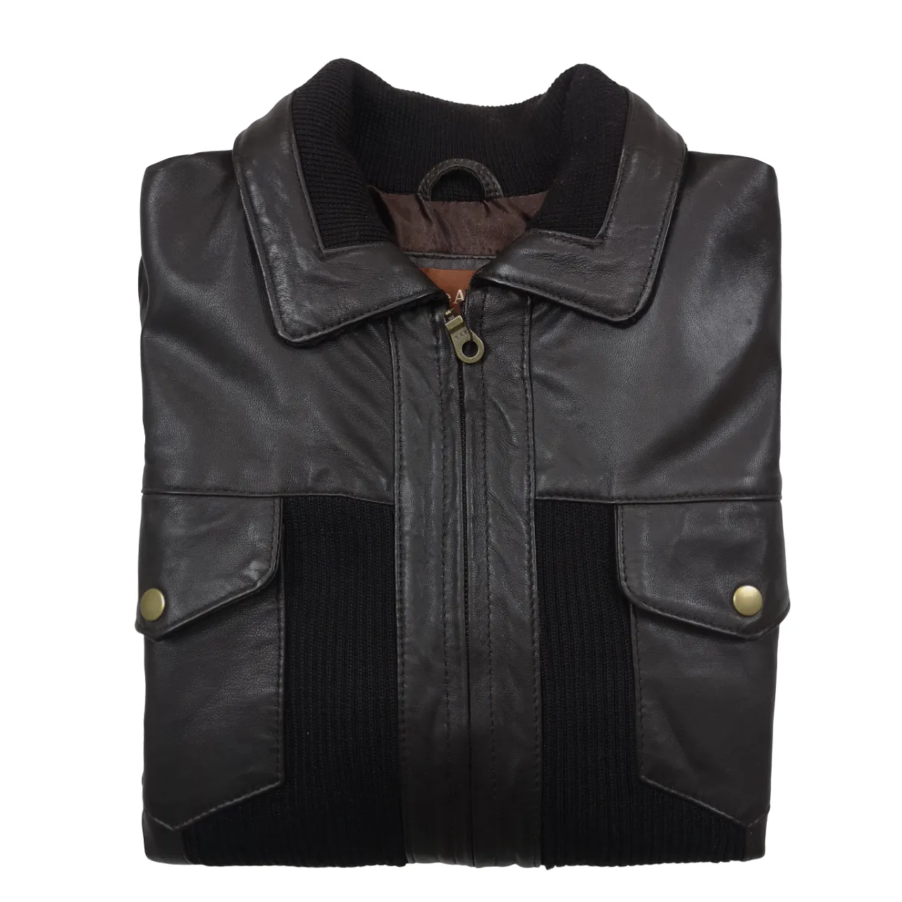 POINT LEATHER Choc Brown TORRAS Jacket