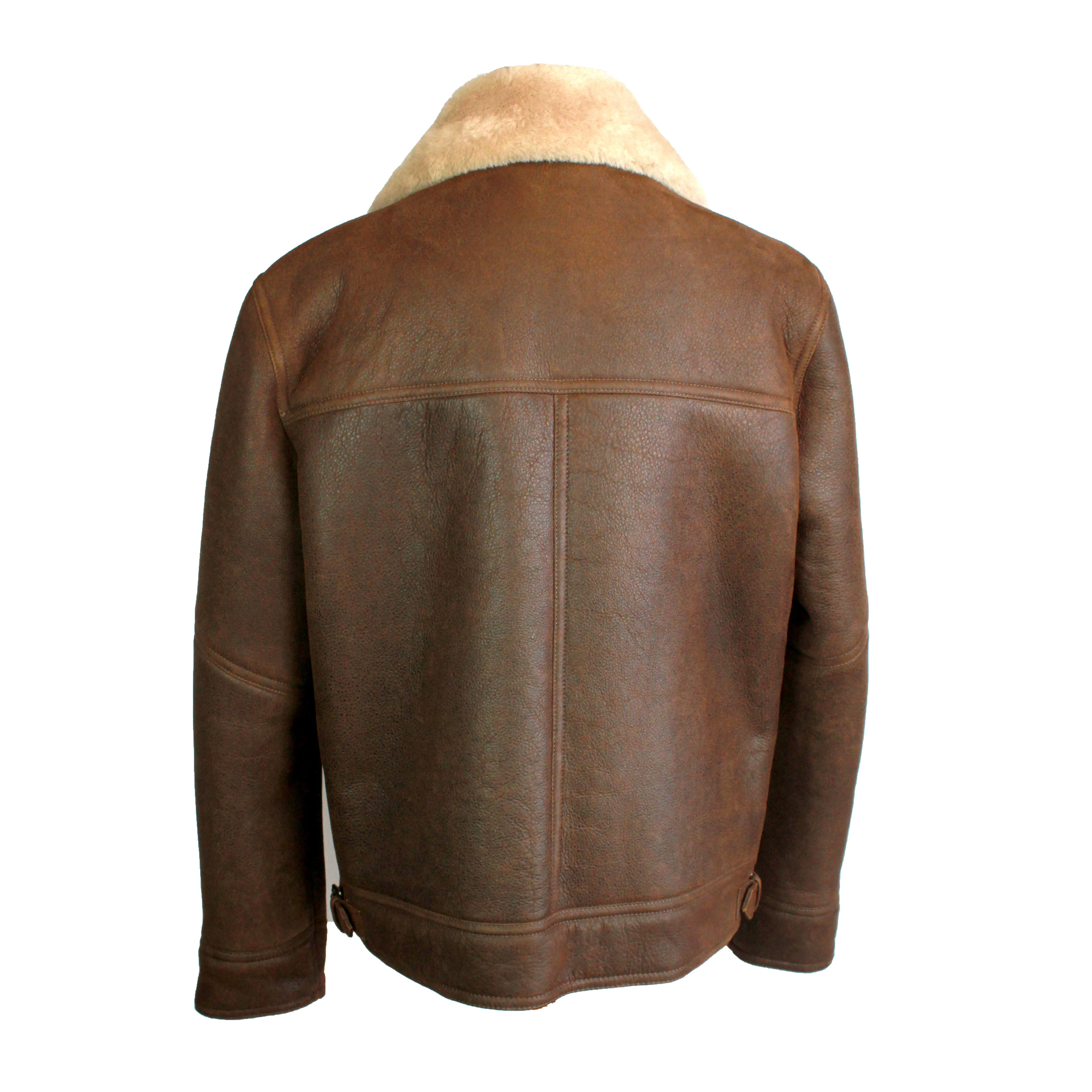 Premium Aviator/Biker Sheepskin Jacket.