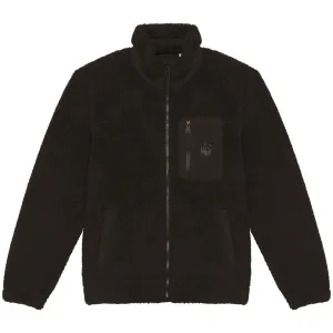 Recycled Unisex Sherpa Jacket - Black