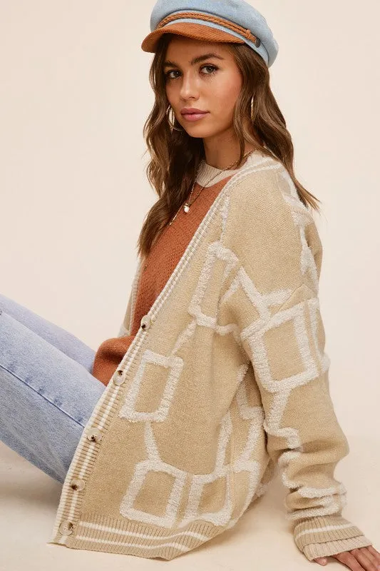 SLOUCHY KNIT CARDIGAN