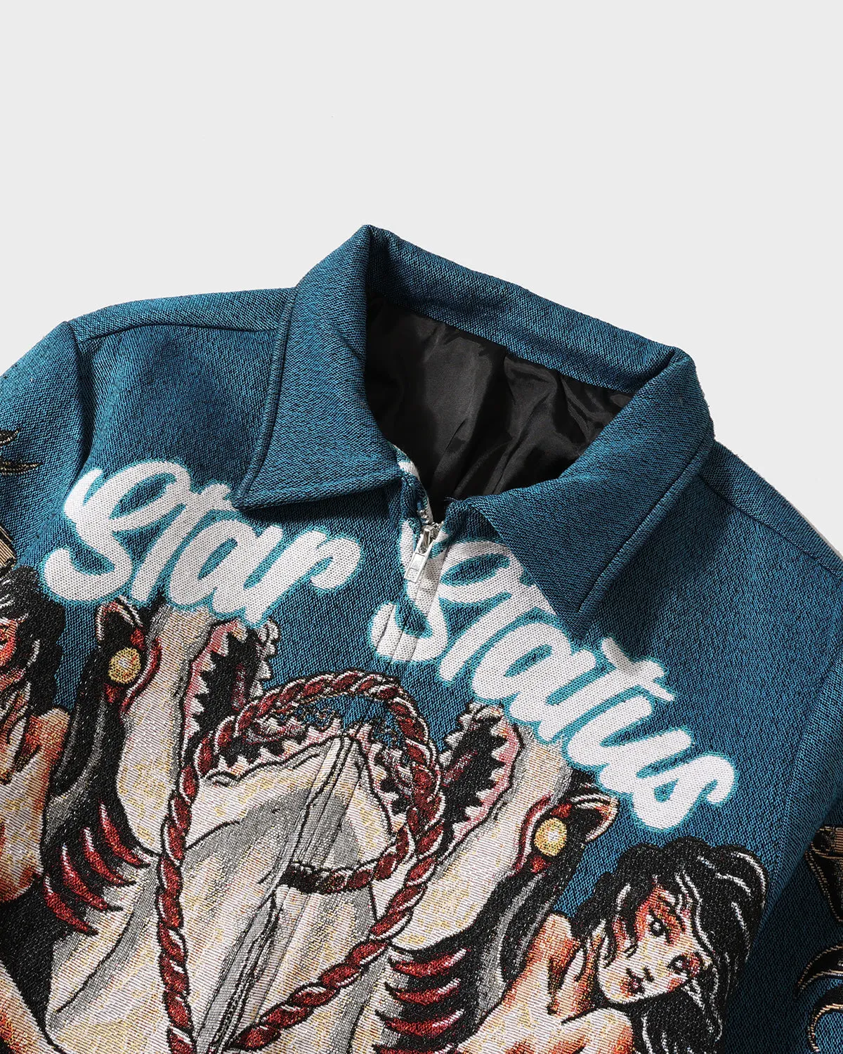 Star Status Jacket in Navy