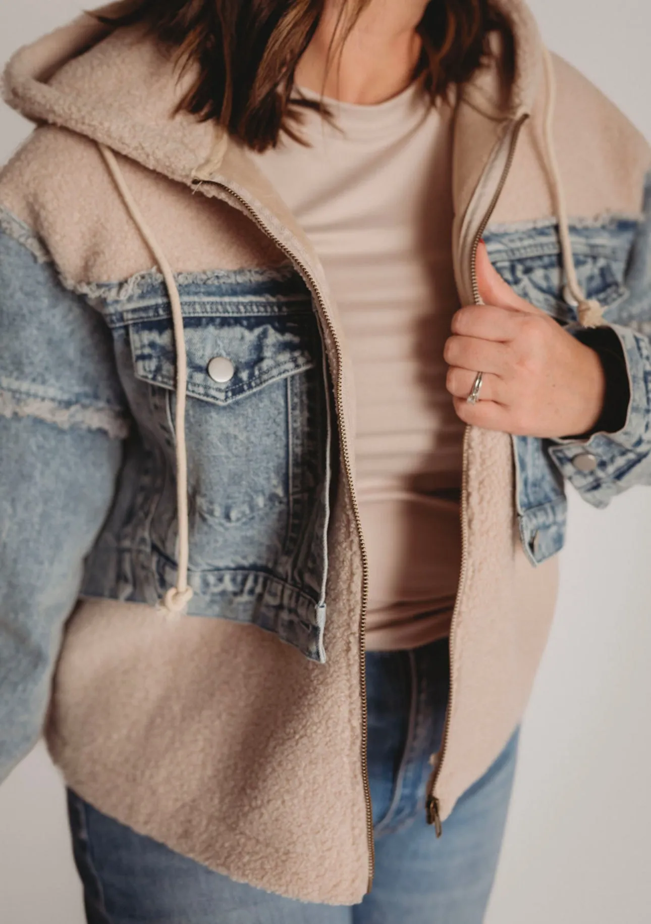 The Mix & Match Fleece Denim Jacket