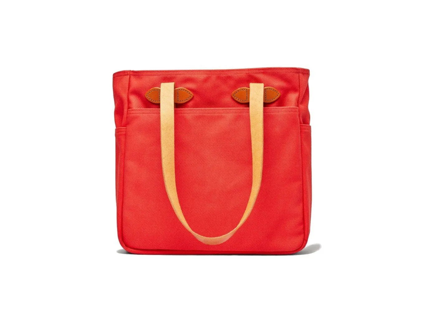 Tote Bag Without Zipper Mackinaw Red