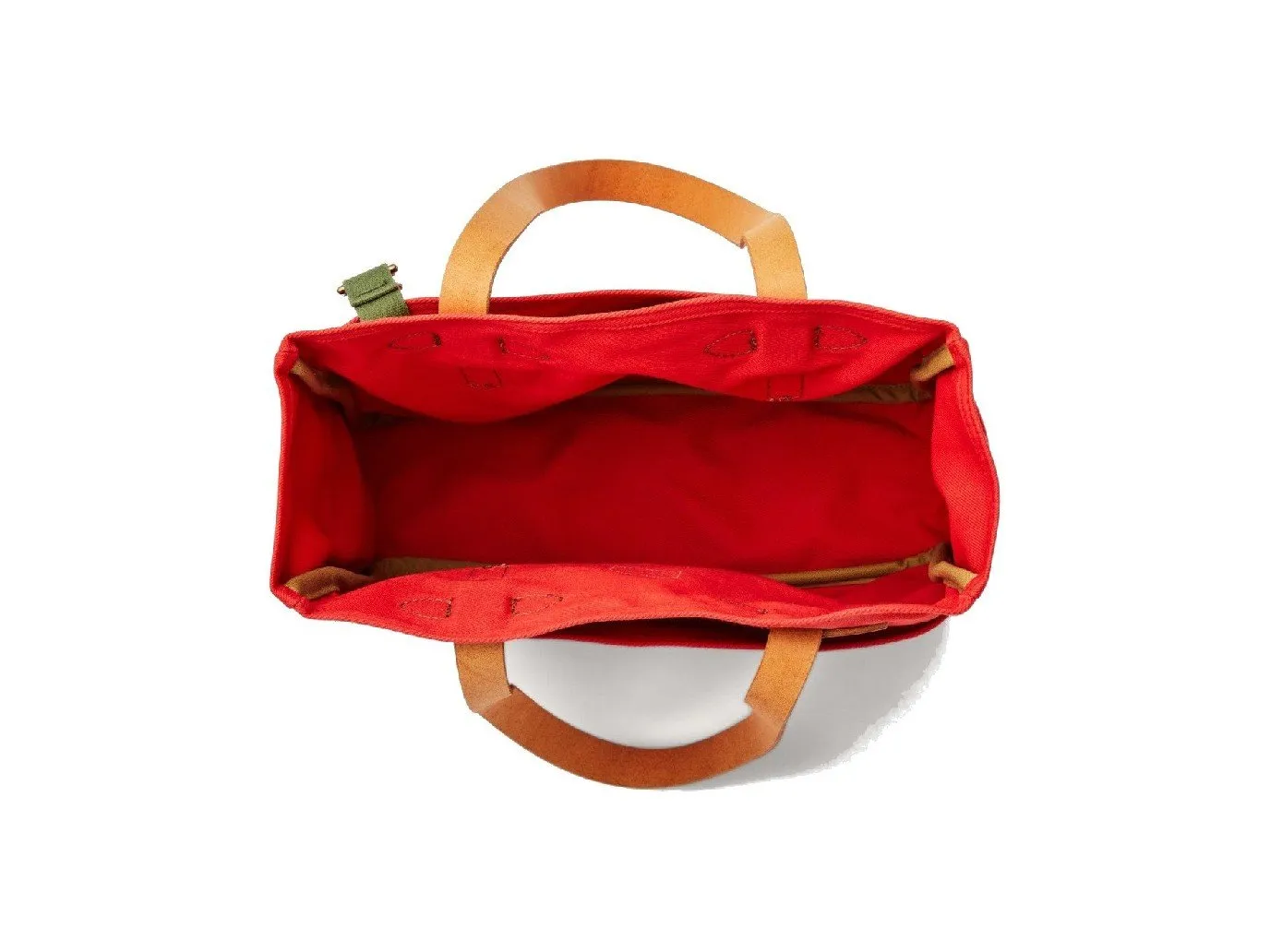 Tote Bag Without Zipper Mackinaw Red