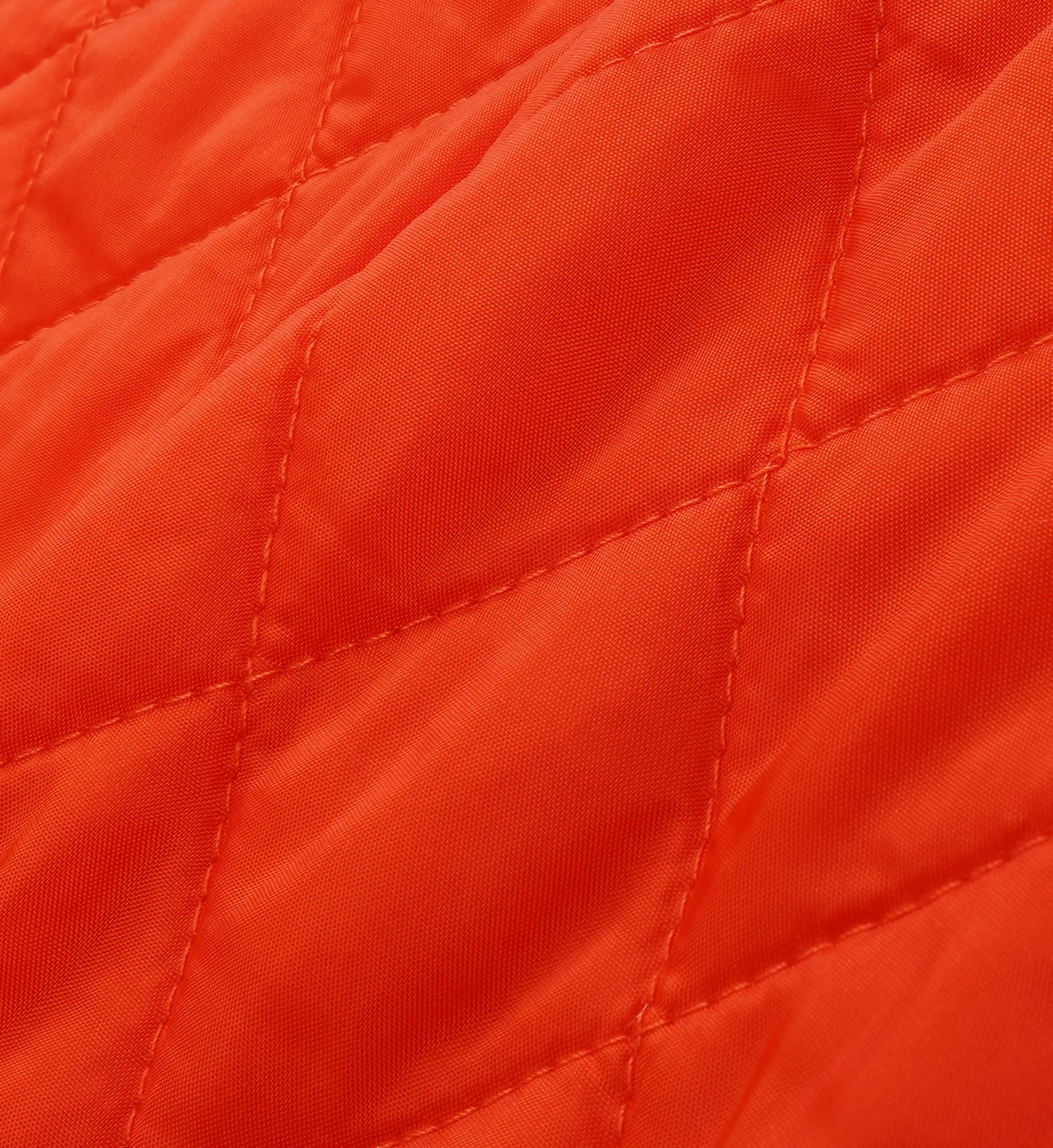 Vendome Nylon Quilted Jacket - Squash/Chocolate