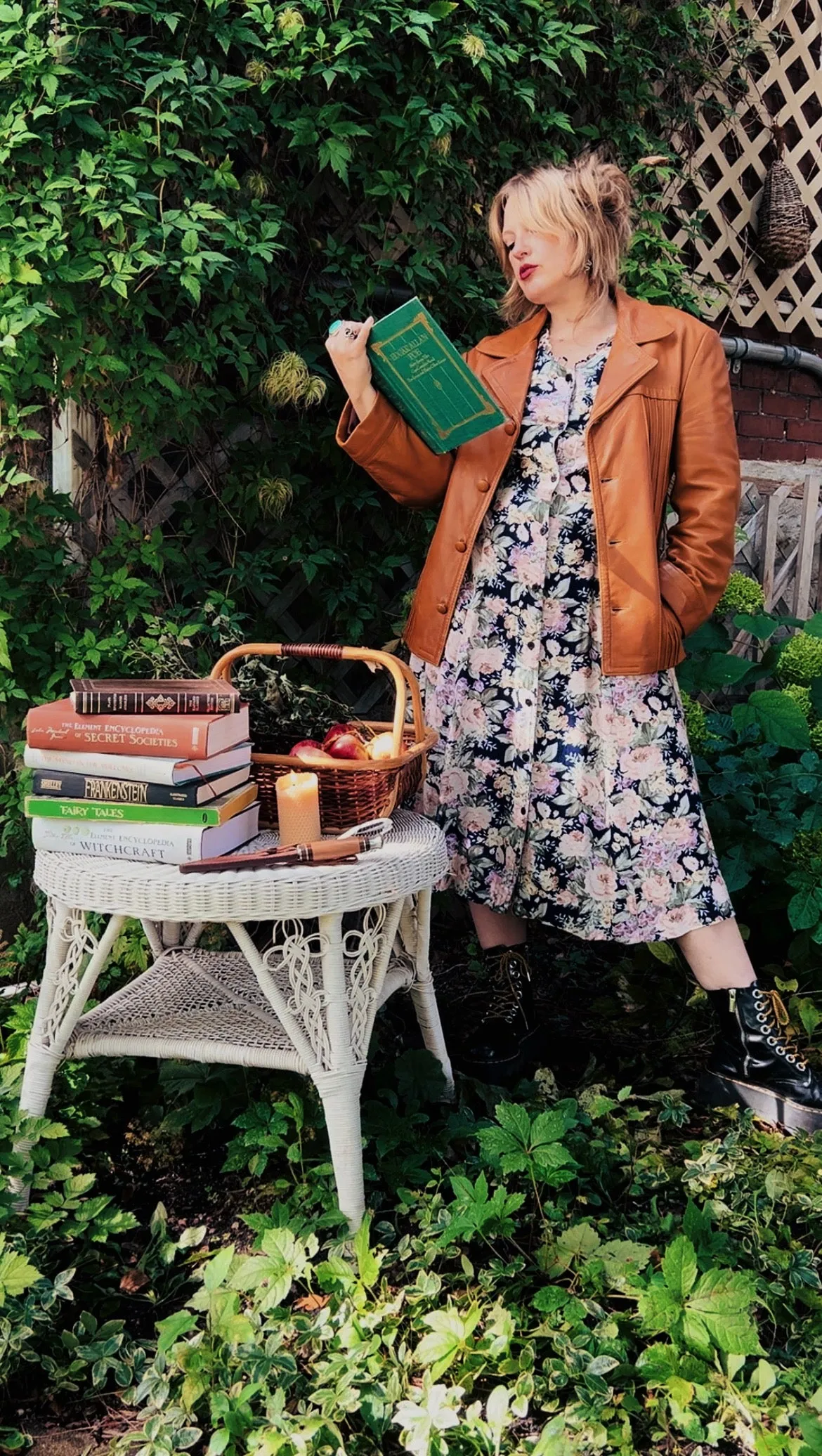 Vintage 70's Butterscotch Brown Leather Jacket (M-L)