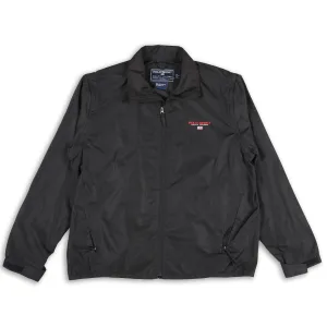 Vintage Polo Windbreaker Jacket Black With Removable Sleeves M