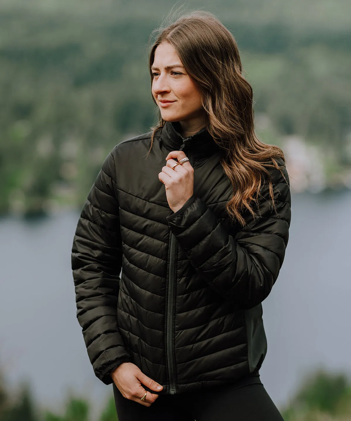 Womens Montserrat thermal jacket | Indigo/Midnight