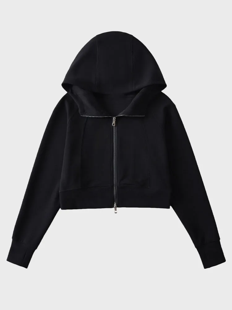 ZipperFlex Hoodie Jacket