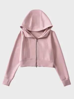 ZipperFlex Hoodie Jacket