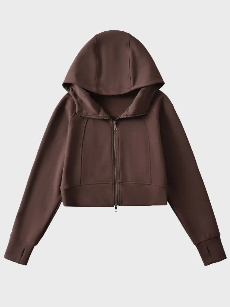 ZipperFlex Hoodie Jacket