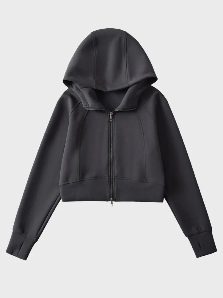 ZipperFlex Hoodie Jacket